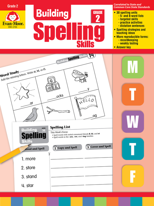 Title details for Building Spelling Skills, Grade 2 by Evan-Moor Educational Publishers - Available